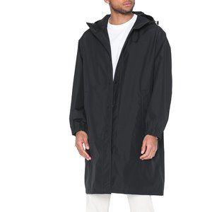 NEW $345 Helmut Lang x Parley for the Oceans Raincoat! Black Recycled Oversized
